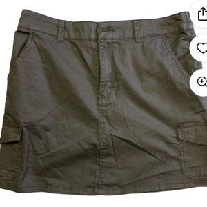 NWT Social Standard by Sanctuary HERO Cargo Mini Skirt Black